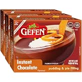 Gefen Instant Chocolate Pudding Mix &amp; Pie Filling 4.1oz (3 Pack) Dairy free, No High Fructose Corn Syrup, Cornstarch Free, Kosher (including Passover), No Artificial Colors