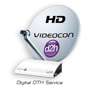 Videocon d2h HD Set Top Box with 1 Month New Daimond Pack