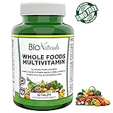 Bio Naturals Whole Foods Multivitamin For Men & Women with 100+ Nutrients - Vita