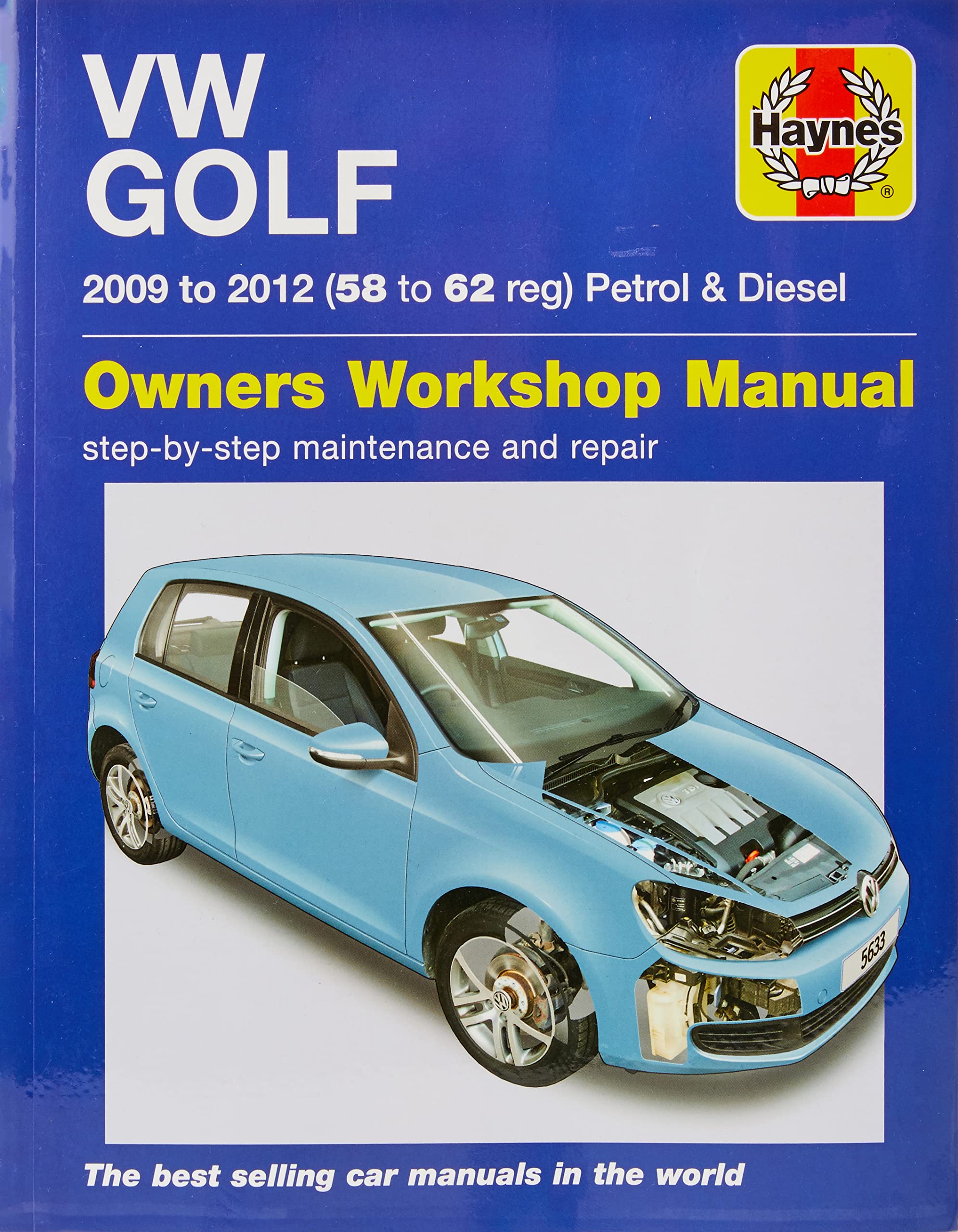 Haynes Golf Petrol & Diesel (09 - 12) Repair Manual (Paperback)