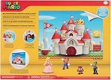 Nintendo Super Mario Deluxe Mushroom Kingdom Castle Playset with Bowser Figure view 7