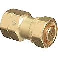 Western Enterprises 317 Brass Cylinder Adaptors, CGA-520 "B" Tank Acetylene to CGA-510 POL Acetylene