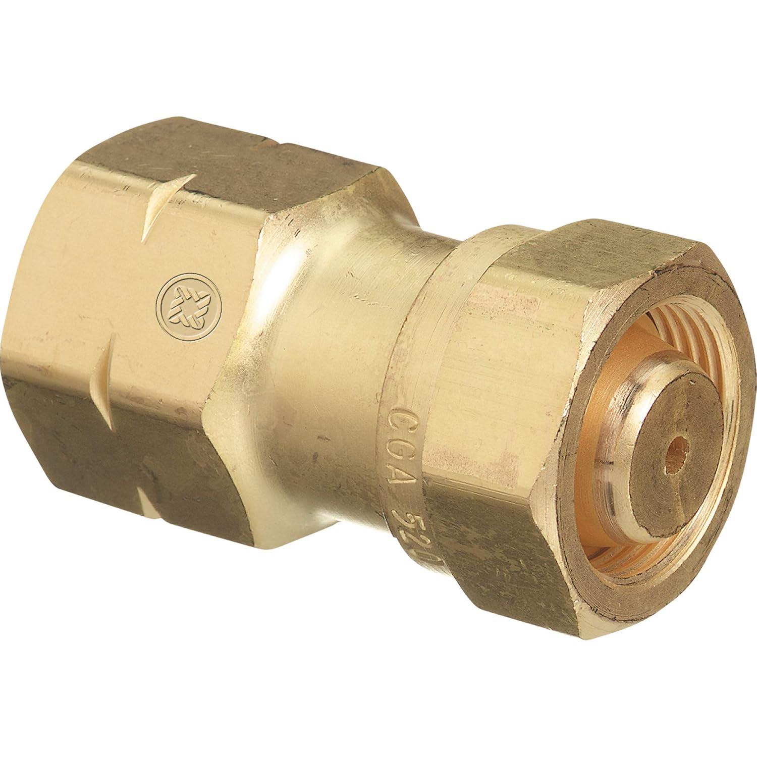 Western Enterprises 317 Brass Cylinder Adaptors, CGA520 "B" Tank