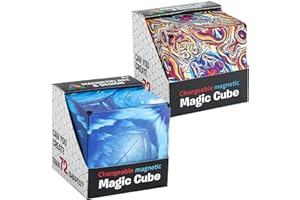 FANGOOL Infinity Cube 2PCS Magic Cube Fidget Toy Flips for Kids Ages 8-10 Birthday Presents Gift Ideas
