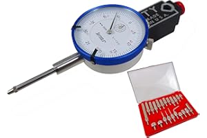MIGHTYMATE Mighty Mag Bundle Westhoff 400-1 Base with Taytools Dial Indicator with 1” Travel and 22 Piece Indicator Anvil Contact Point Set