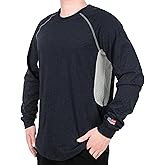 BOCOMAL FR Shirts for Summer Vented Mesh Loose Fit 4oz EX Lightweight Flame Resistant Base Layer CAT1 Crew Shirt