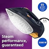 Philips Azur 7000 Series Steam Iron 3000W Steam 55 g/min 250 g boost view 3