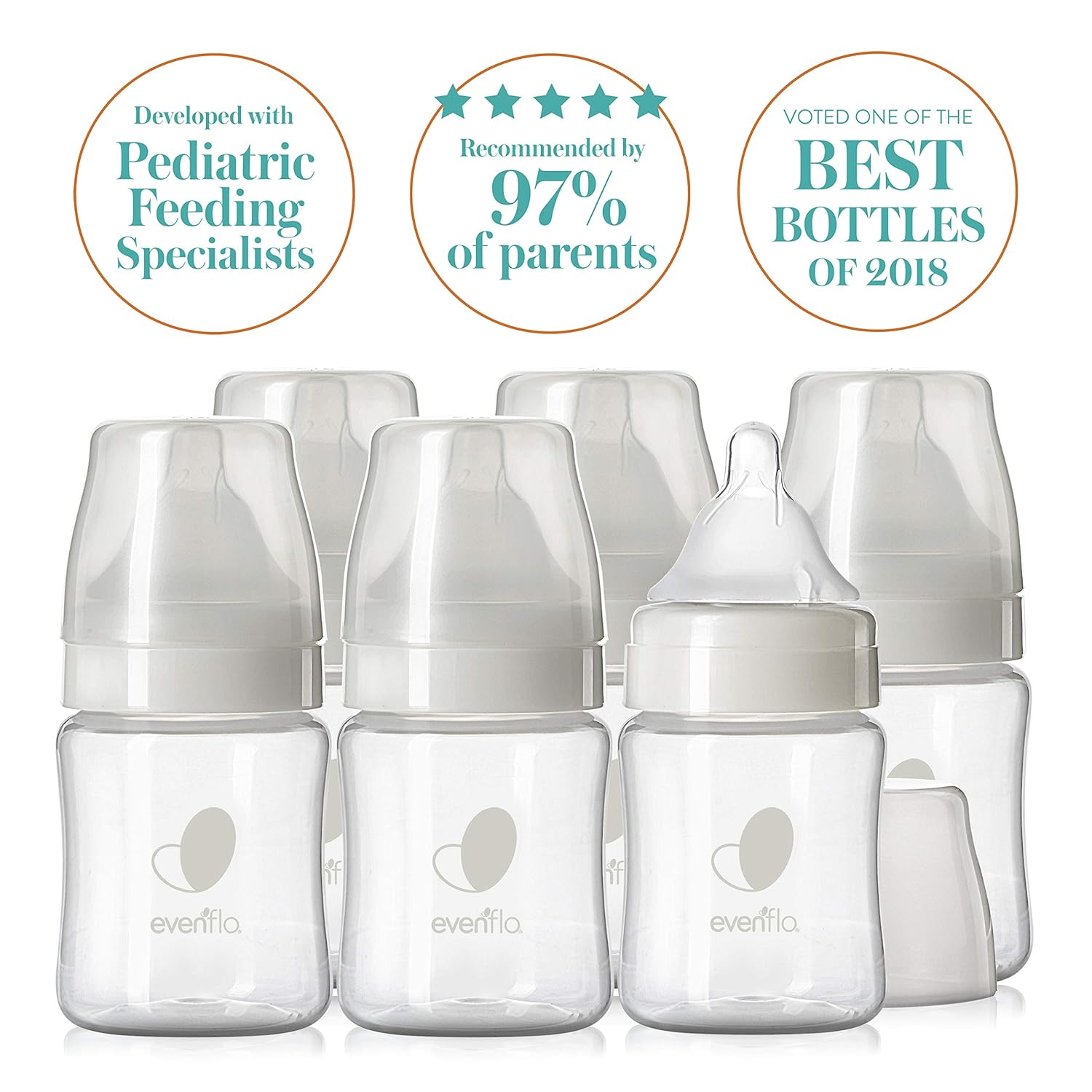 evenflo balance glass bottles