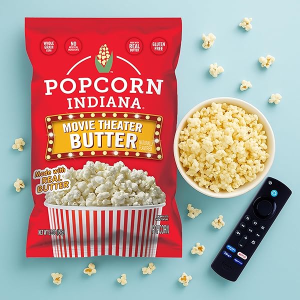POPCORN INDIANA MOVIE THEATER BUTTER ONE 3OZ BAG