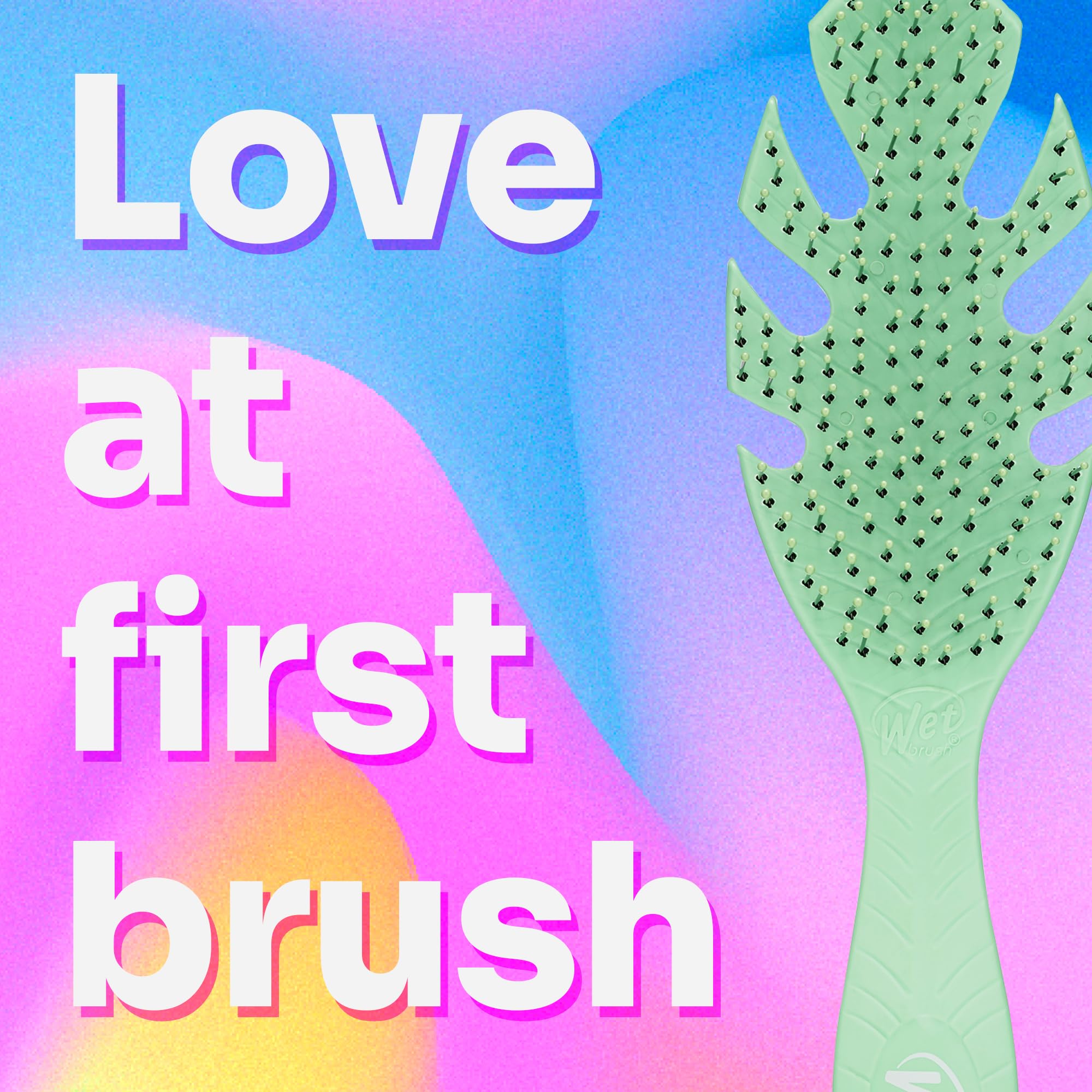 WetBrush Go Green Detangler Green