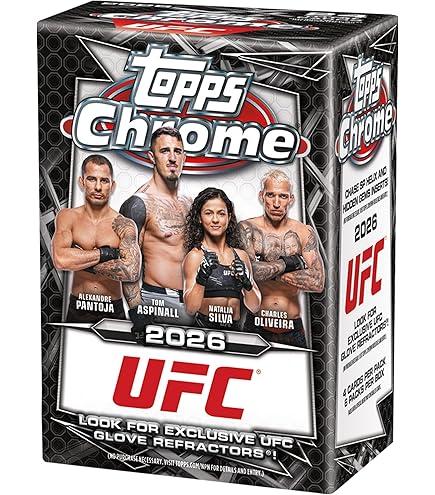 2025 Topps Stadium Club UFC - Factory Sealed - Value Box | Amazon