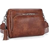 KITEVIUN Crossbody Bags for Women Lightweight Vegan Leather Crossbody Shoulder Bag Phone Purse with Adjustable Guitar Strap | Lightweight, Vegan Leather