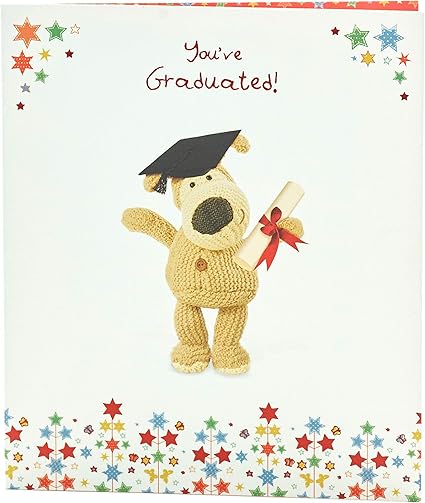 Biglietto Di Laurea Biglietto Di Congratulazioni Per Laurea Design Carino Boofle Amazon It Cancelleria E Prodotti Per Ufficio