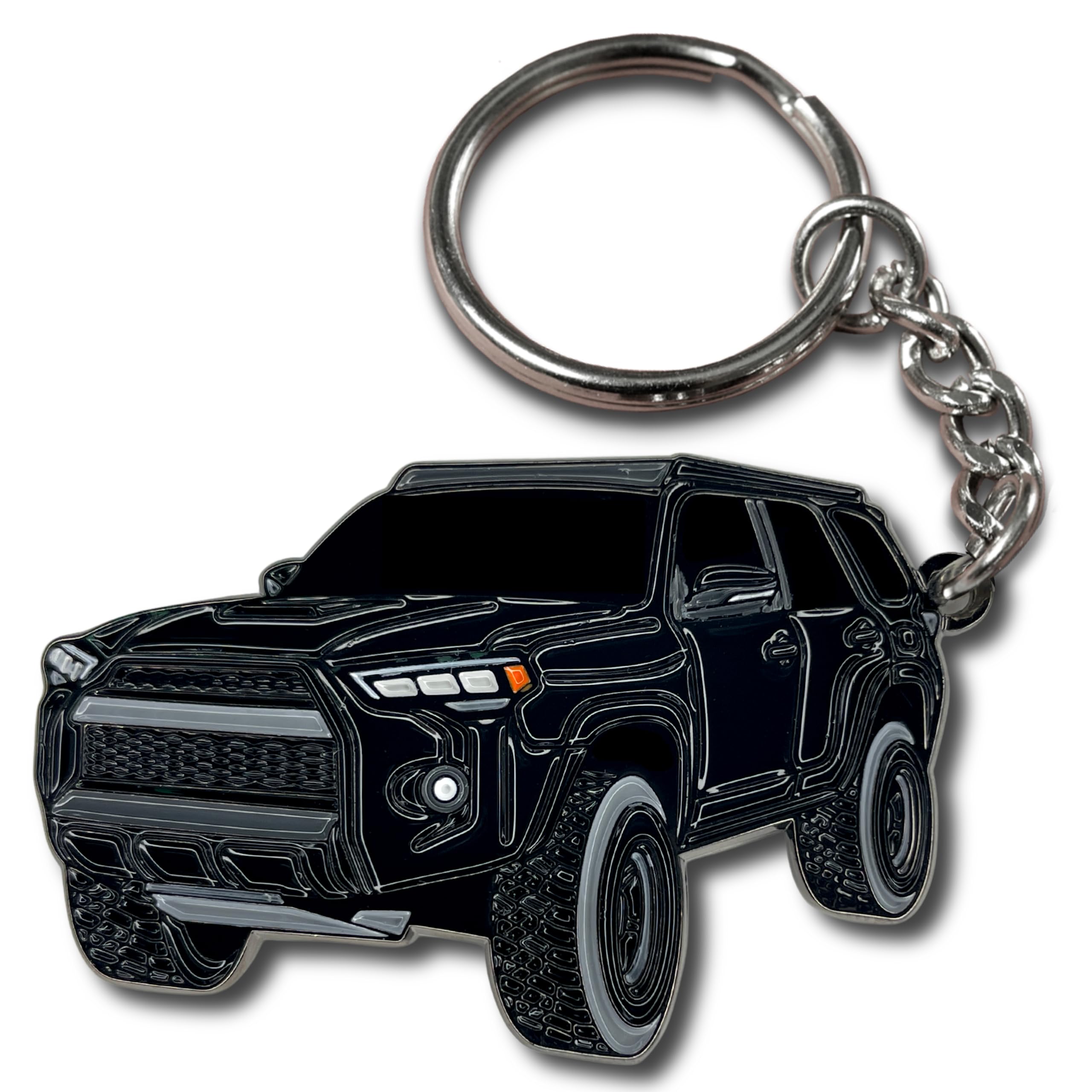 Photo 1 of FOUR WHEEL BEAST 4Runner Accessories - Keychain 4 runner key chain key fob cover - 3rd 4th 5th gen mods car accessories trd 4 runner (Black)