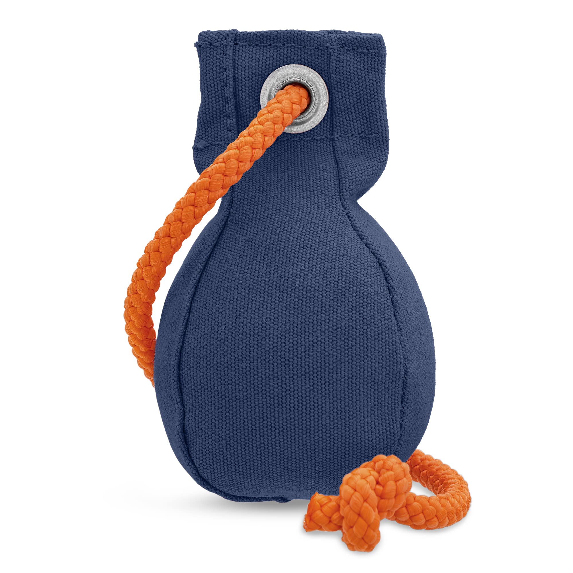 Dummy ball 150g, dog training toy, robust material, floatable, extra-long rope, ideal for fetch training, trains search and marker capacity