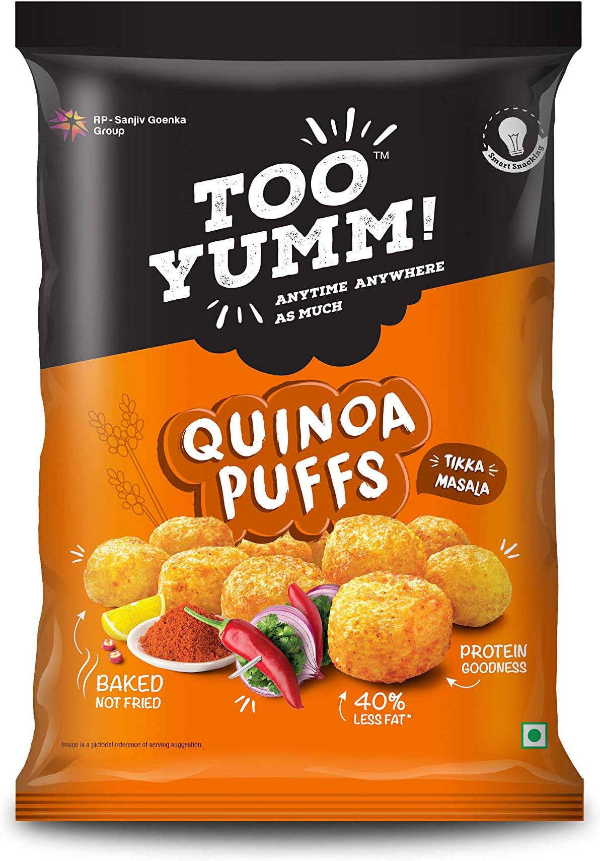 Too Yumm Quinoa Puffs KHATTA MEETHA, 46g