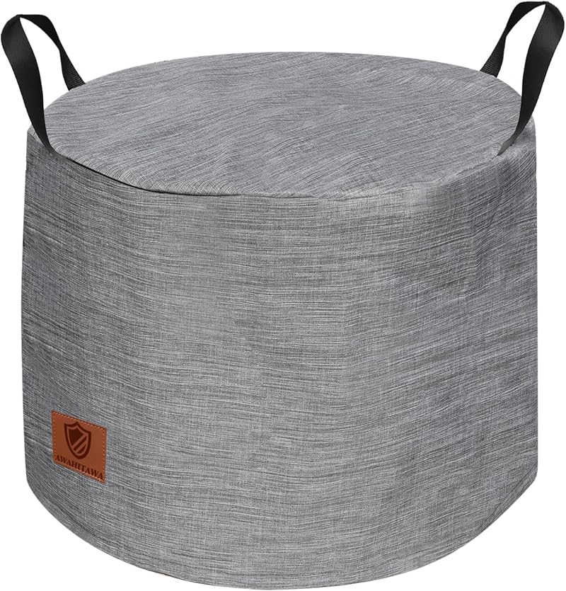AWAHITAWA Fire Pit Cover for Solo Stove, Waterproof 20x17 Inch Shield