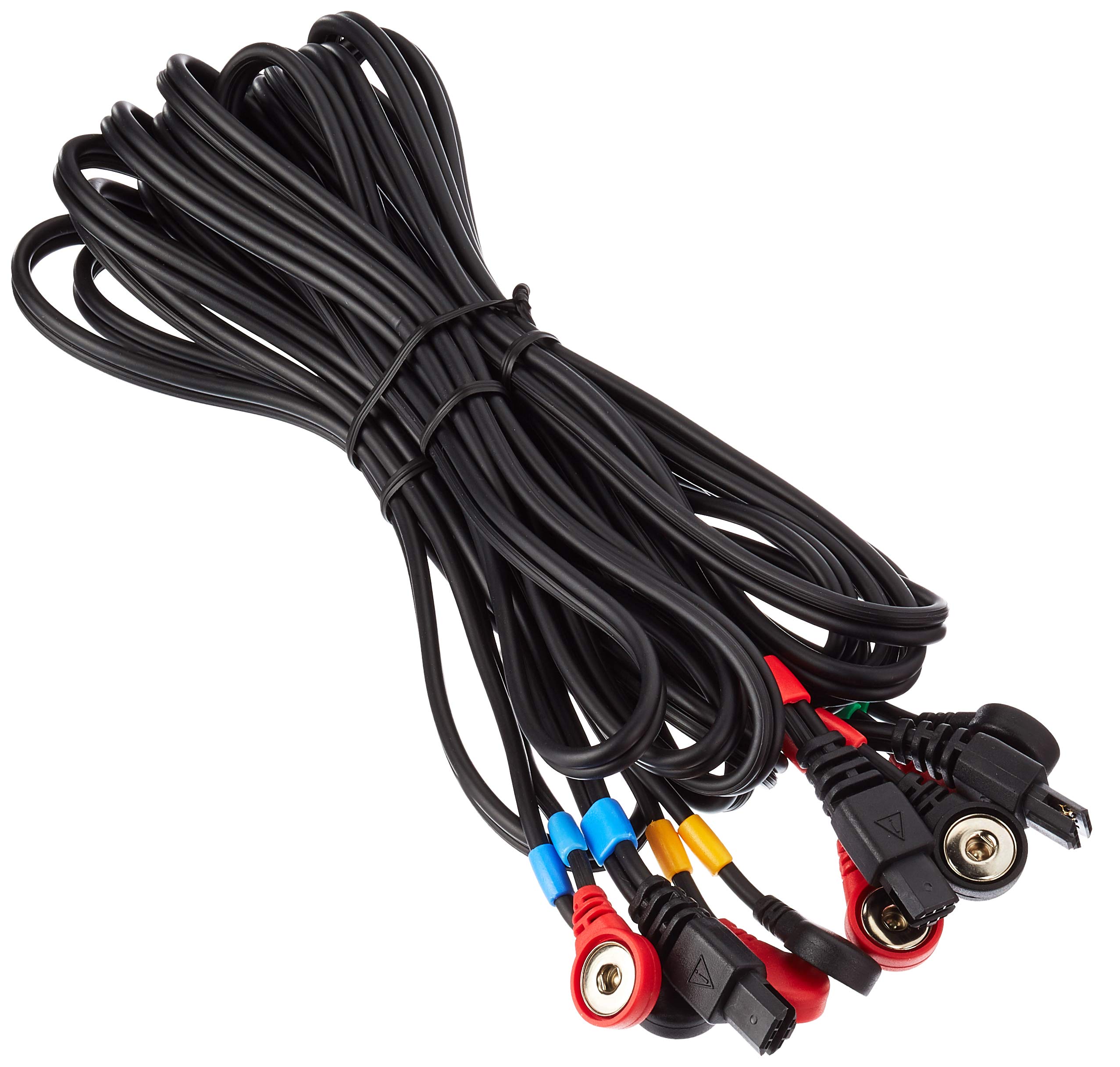 Compex Unisex Adult 6p Snap Cables (pack Of 4) - Blue, N/A