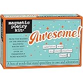 Magnetic Poetry Awesome Kit - Words for Refrigerator - Write Poems and Letters on The Fridge - Made in The USA