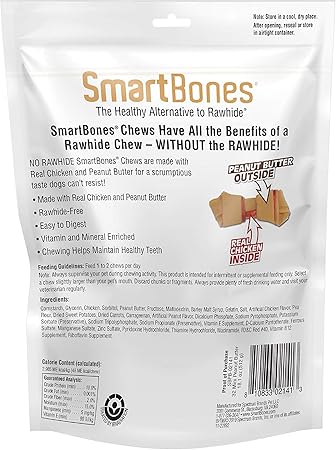 smartbones peanut butter 32 mini
