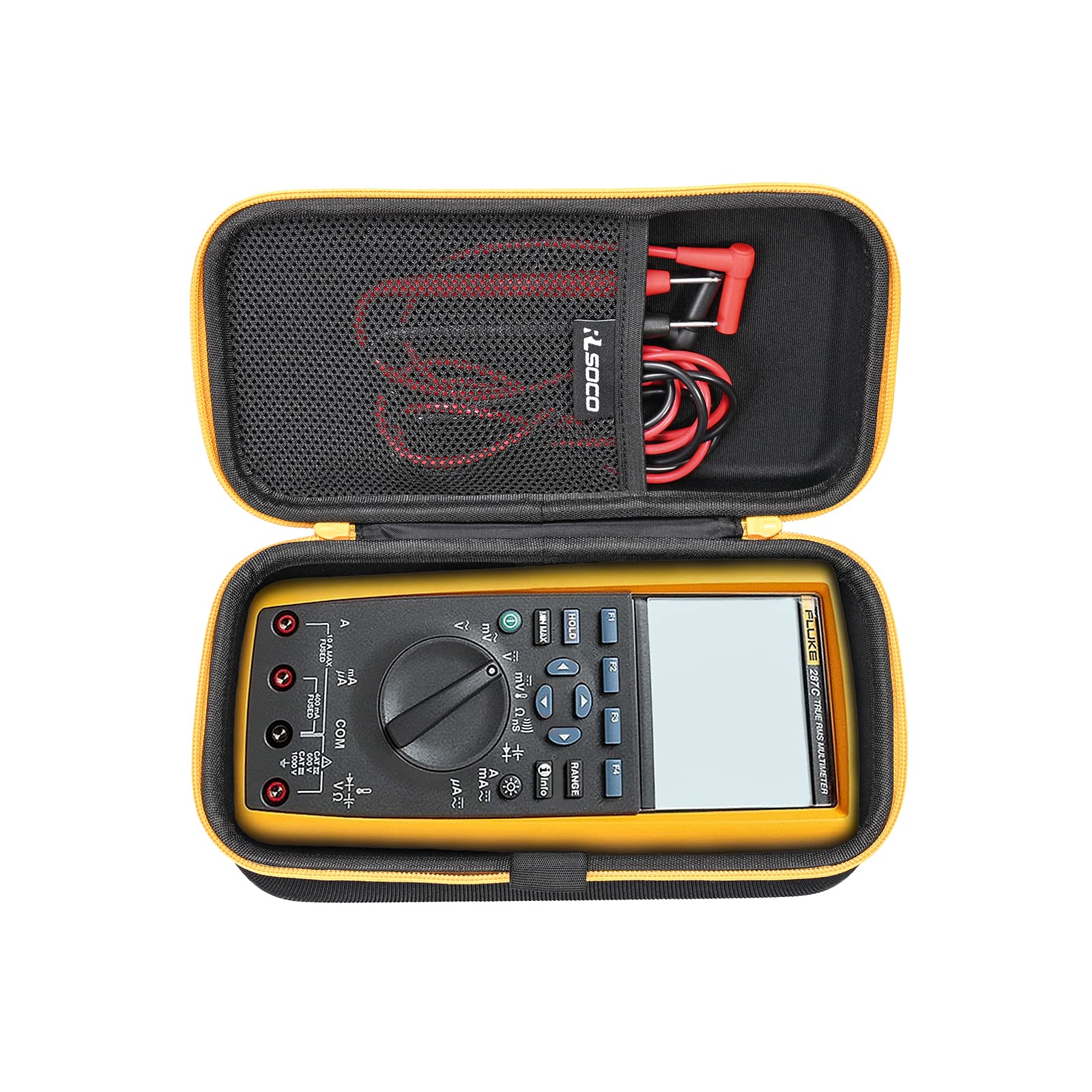 RLSOCO Hard Case for Fluke 289/287 True-RMS Electronics Logging Multimeter