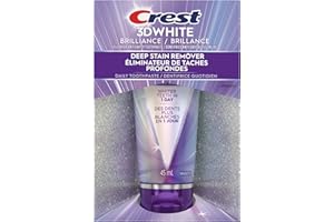Crest 3DWHITE Brilliance Dentifrice détachant profond – Utilisation quotidienne – Blanchiment de niveau supérieur – Exécution