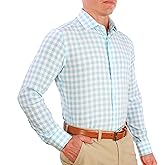 CC Performance Stretch Slim Fit Dress Shirts for Men | Wrinkle Resistant Long Sleeve Button Up Mens Dress Shirts