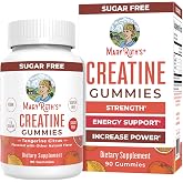 MaryRuth's Creatine Gummies | Creatine Monohydrate Gummies | 3g Creatine Per Serving | Creatine for Women &amp; Men | Tangerine Citrus Flavor | Exercise | Workout | Sugar Free | Vegan | 90 Count