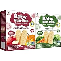 Amazon.com: Baby Mum-Mum Rice Rusks, 2 Flavor Variety Pack, 24 Pieces ...