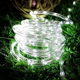 Lepro Outdoor Rope Lights 10m Mains Powered 240 LED IP65 Waterpoof Cool White view 2