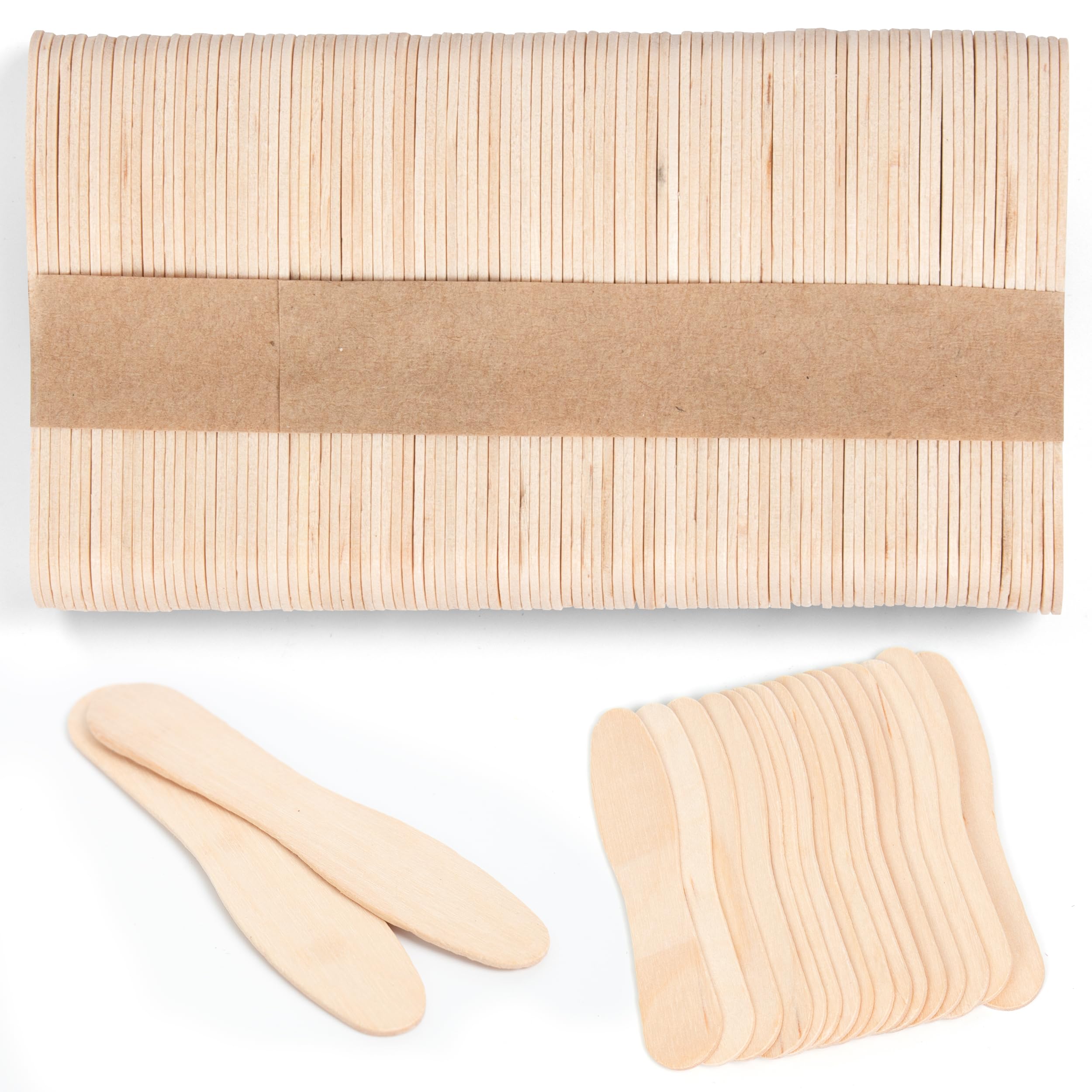 Photo 1 of ANTETOK Wooden Ice Cream Spoons 3 Inch,100Pcs Mini Disposable Wooden Spoons,Small Dessert Spoons, Natural Biodegradable Wooden Spoons for Parties, Weddings, Camping