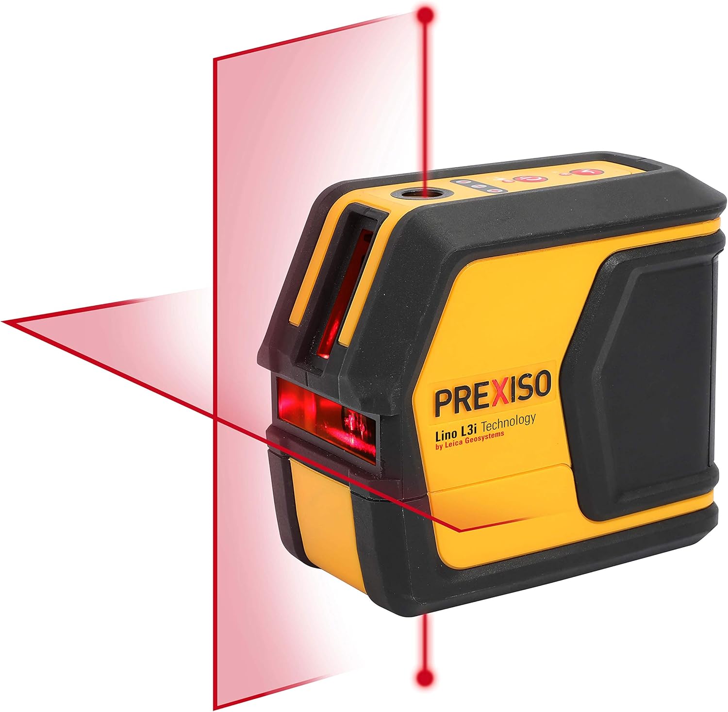 PREXISO Cross Line Laser Level with Plumb Dots P2LC15