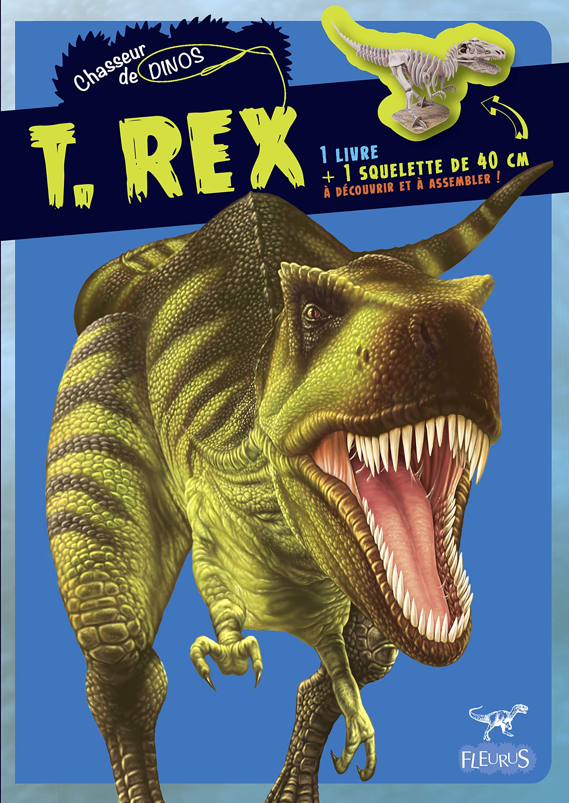 T Rex 1 Livre 1 Squelette De 40 Cm A Assembler Amazon Fr Bampton Claire Howard Colin Jackson Carter Stuart Saumande Juliette Livres