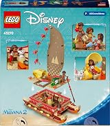 LEGO Disney Moana’s Adventure Canoe 43270 Buildable Boat with Textile Sail 4 view 12
