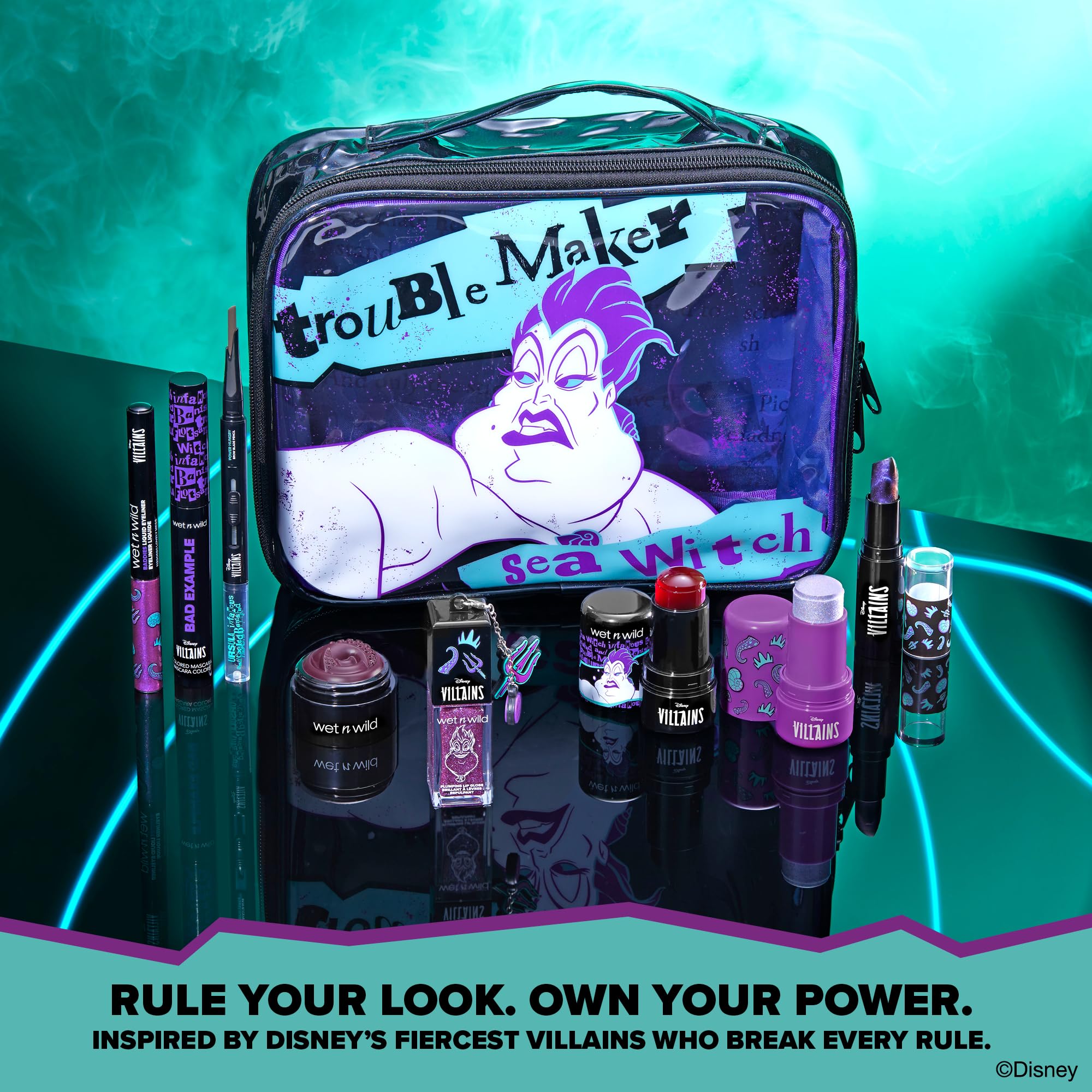 wet n wild Disney Villains Fiery Femmes Eye & Face Palette – Beautiful Destroyer