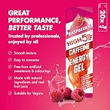 HIGH5 Caffeine Gels Raspberry 20 x 40g Running Energy Gel view 3