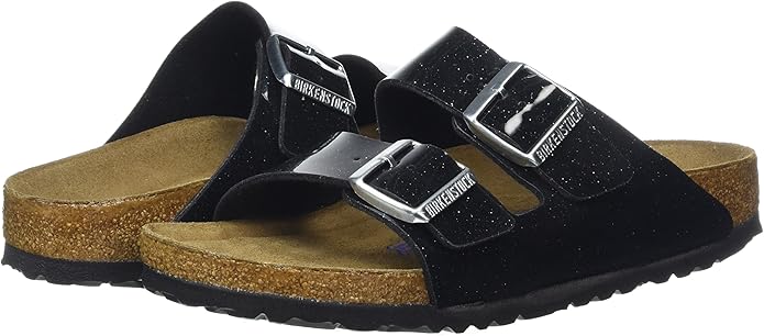 black birkenstock style sandals