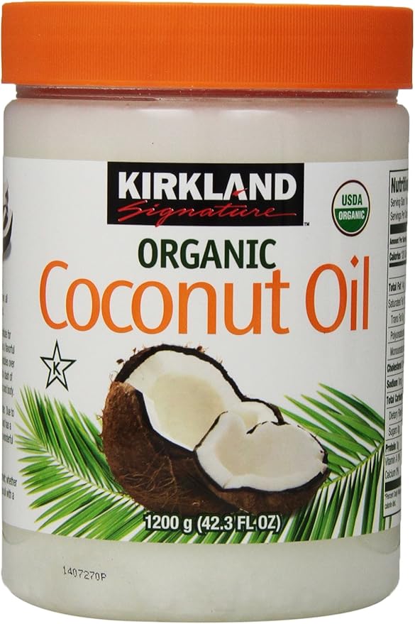 Kirkland Signature Organic Virgin Coconut Oil Cold Pressed Unrefined 1