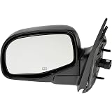 Dorman 955-700 Driver Side Power Door Mirror - Folding Black Mirror For Nissan Maxima 2004-2008