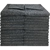 UBMOVE Uboxes Moving Blankets - Textile Skins 54x72 Pads 1.66lbs Each (Textile - Pack of 24), Gray