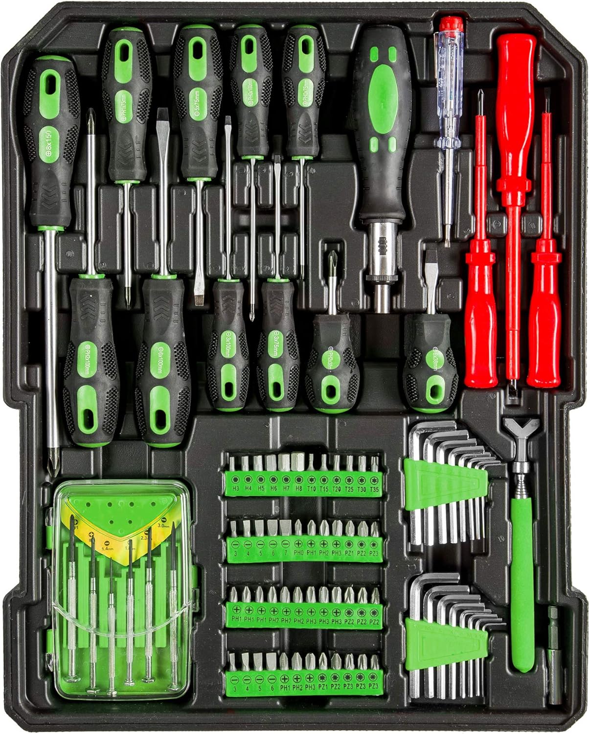 Super Saturday TecTake 799 Pcs Aluminium Metal Tool Box Kit Set Storage