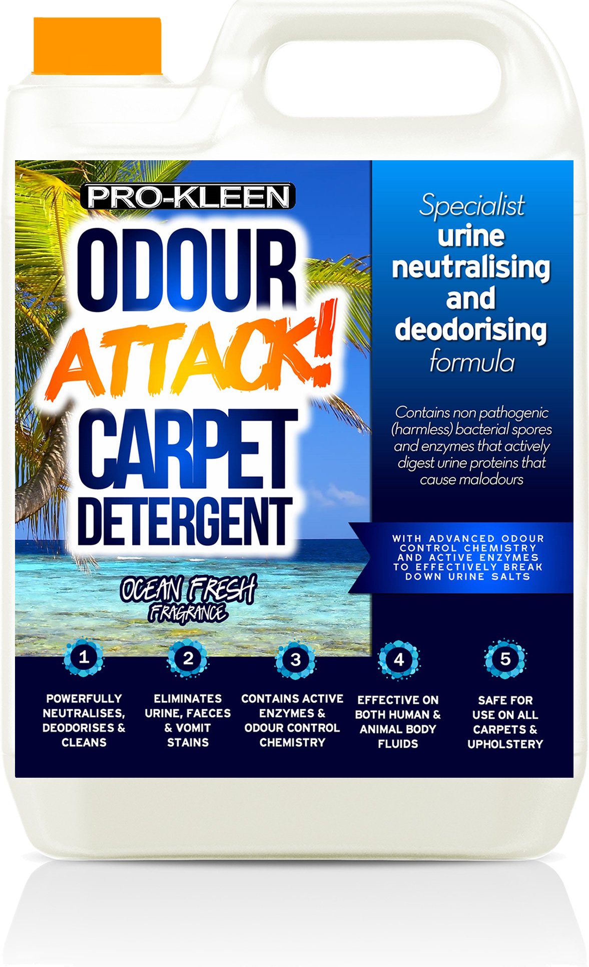 Buy ProKleen Odour Attack Pet Carpet Cleaner Shampoo Contains Active