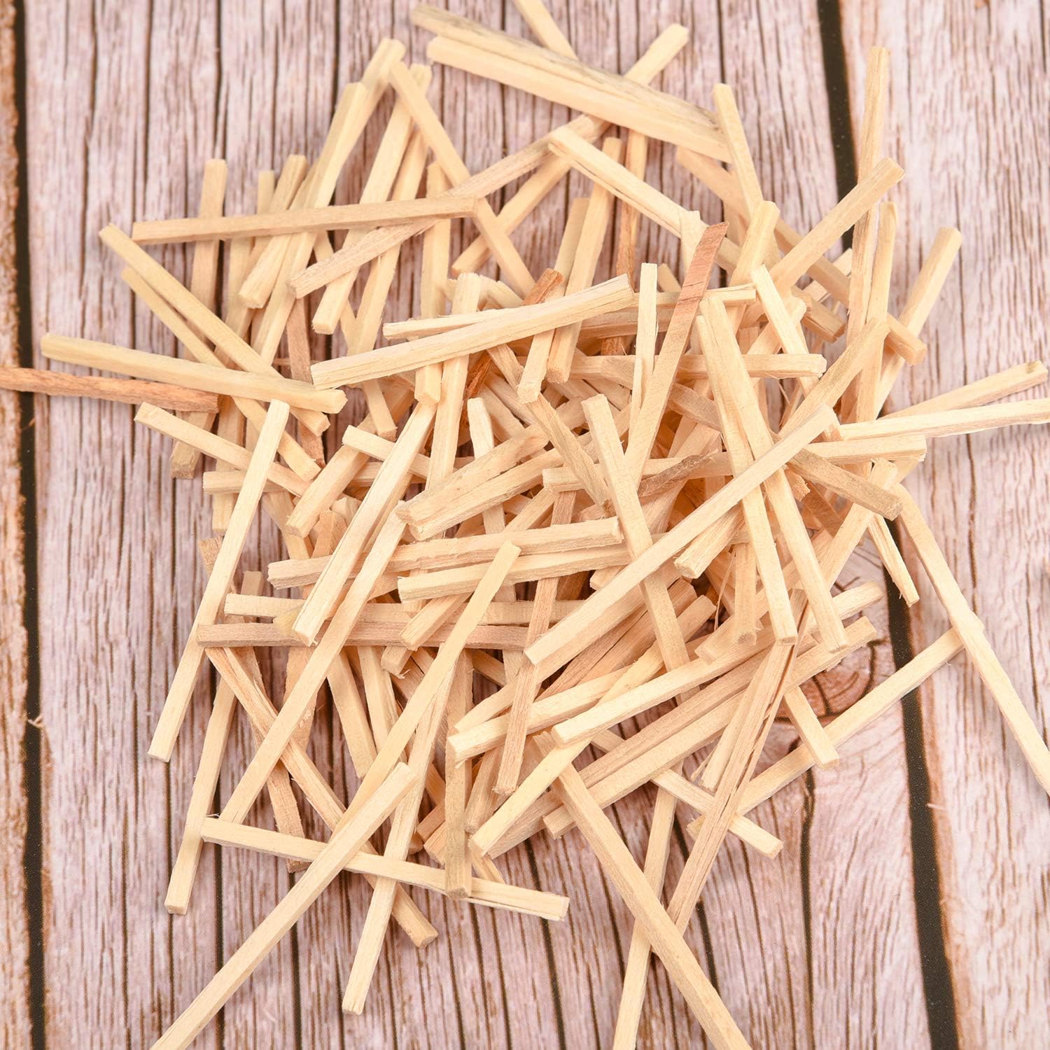 Euvoym 1000 Pieces Natural Wooden Matchsticks Bulk Pack Matchsticks ...
