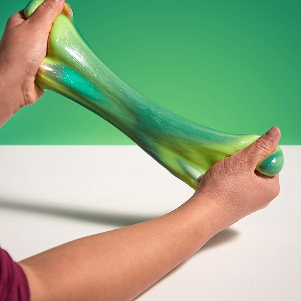 ELMER’S COLOR CHANGING LIQUID GLUE | MAKES SLIME THAT CHANGES COLOR AS YOU PLAY, DARK TO LIGHT GREEN, 5 OZ.