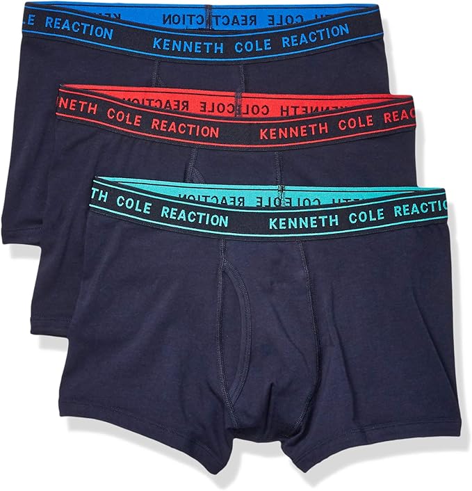 Cole Reaction Men's Underwear Cotton Spandex Trunk, Multipack