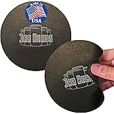JAR HEADS Rubber Jar Opener Gripper Pad 2 Pack - Thick 5 Inch Grippers for Opening Jars Made in the USA - Jar Opener for Weak Hands &amp; Seniors with Arthritis