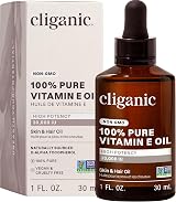 Cliganic 100% Pure Vitamin E Oil 30000 IU Non-GMO Vegan Non-GMO view 1