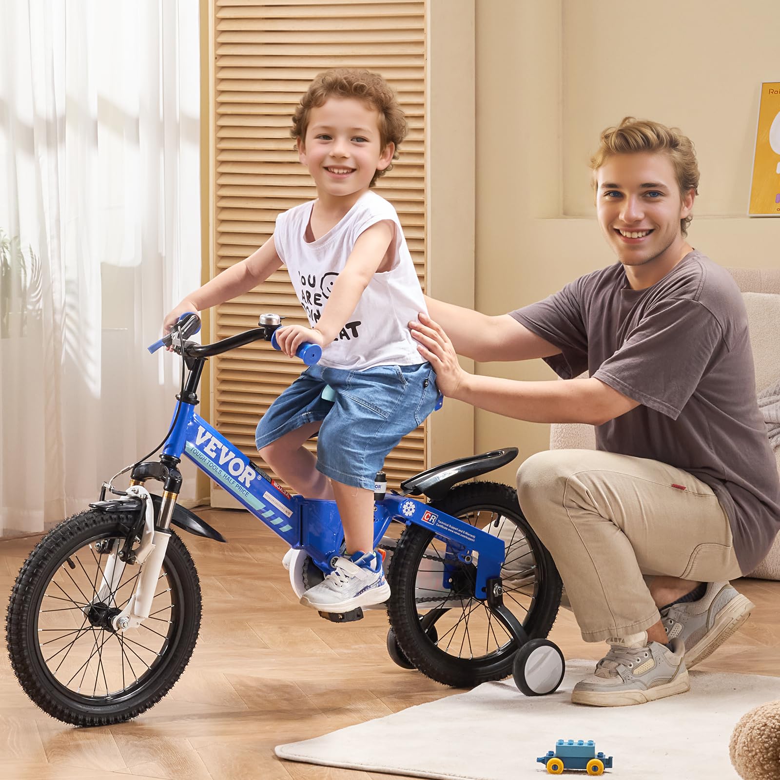 VEVOR Folding Toddler Balance Bike, 16