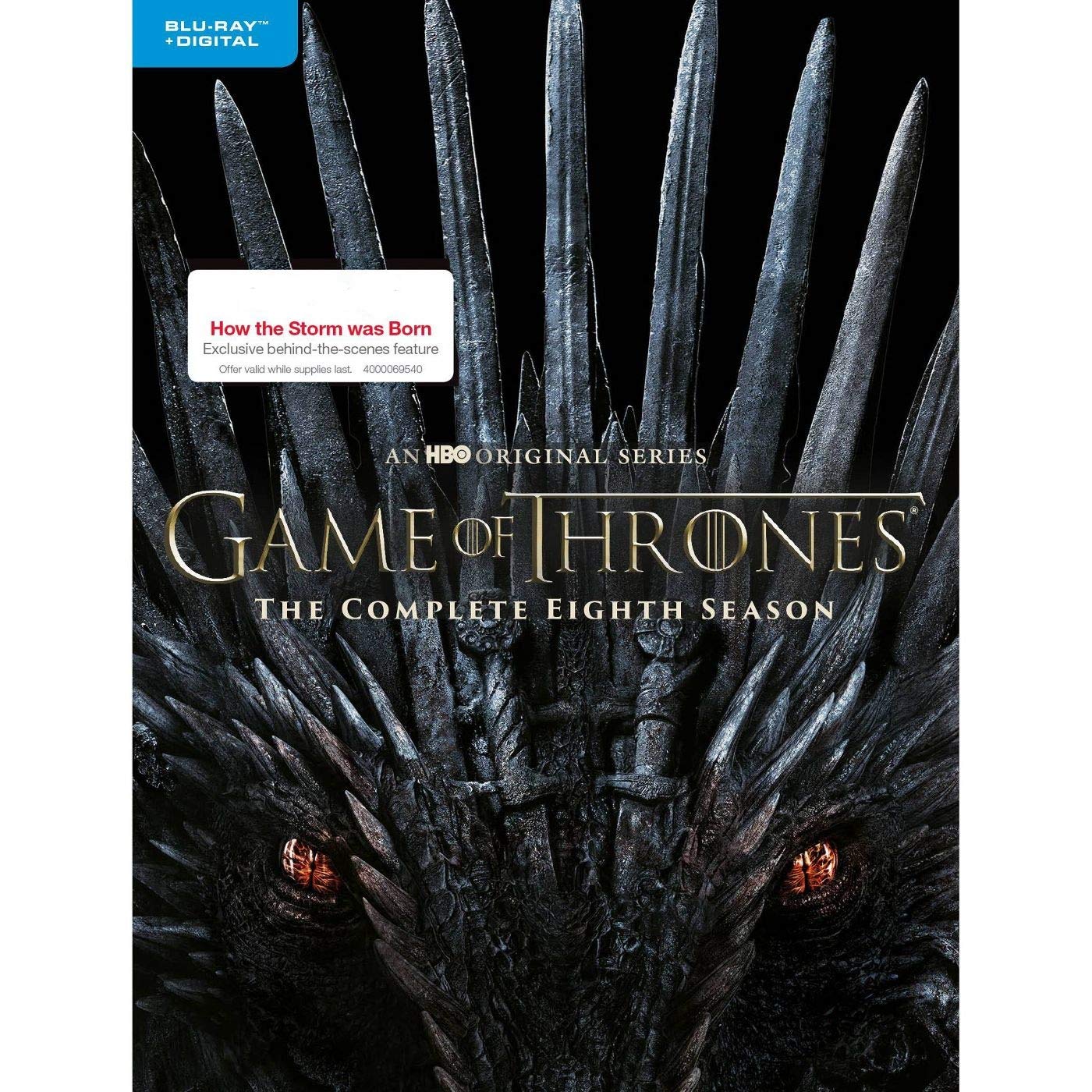 Amazon Com Game Of Thrones Season 8 Blu Ray Digital With Exclusive Behind The Scenes Feature How The Storm Was Born Movies Tv