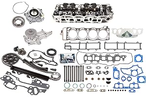 Mizumo Auto MA-9761247385 Cylinder Head Timing Water Oil Pump Kit Compatible With/For 85-95 Toyota 22R 2.4L SOHC 8V